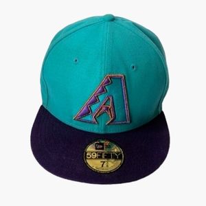 Vintage New Era Arizona Diamondbacks MLB Fitted Hat 7 3/8